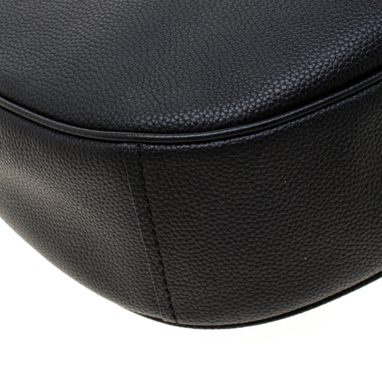 Pre Owned Coach Black Leather Sutton Hobo
