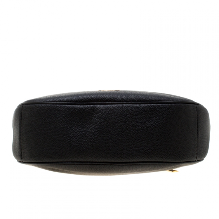 Pre Owned Coach Black Leather Sutton Hobo