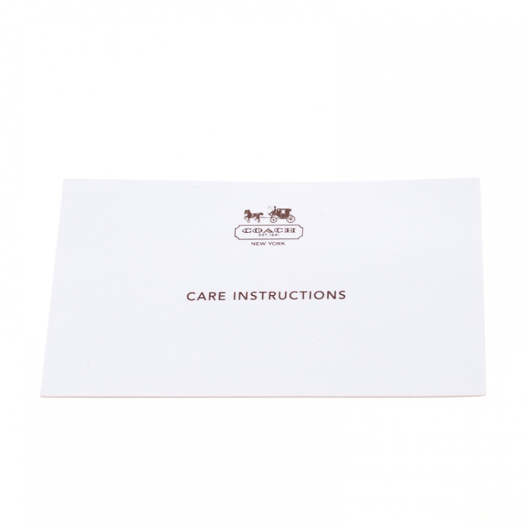 Pre Owned Coach Multicolor Canvas and Patent Leather Stamped C Tote