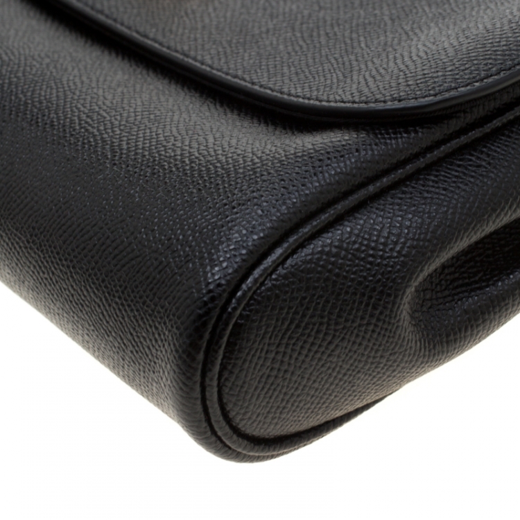 Pre Owned Coach Black Leather Ruby Crossbody Bag