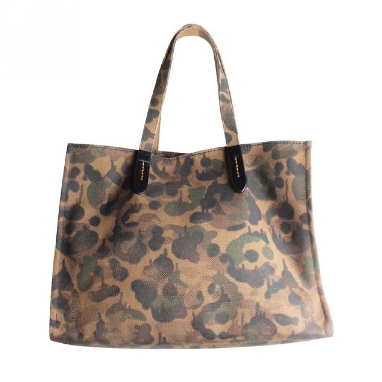 coach camo tote