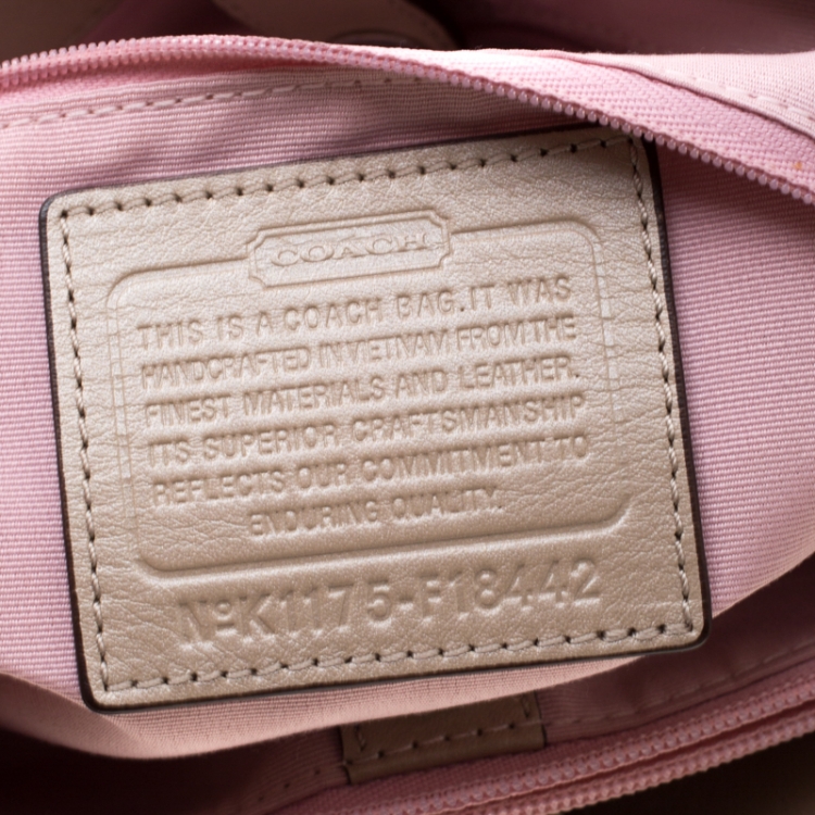 Pre Owned Coach Multicolor Nylon Soho Hobo