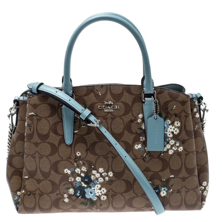 coach sage carryall in signature canvas