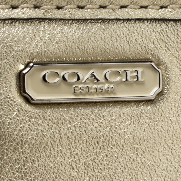 Pre Owned Coach Multicolor Striped Nylon and Leather Legacy Swingpack Crossbody Bag