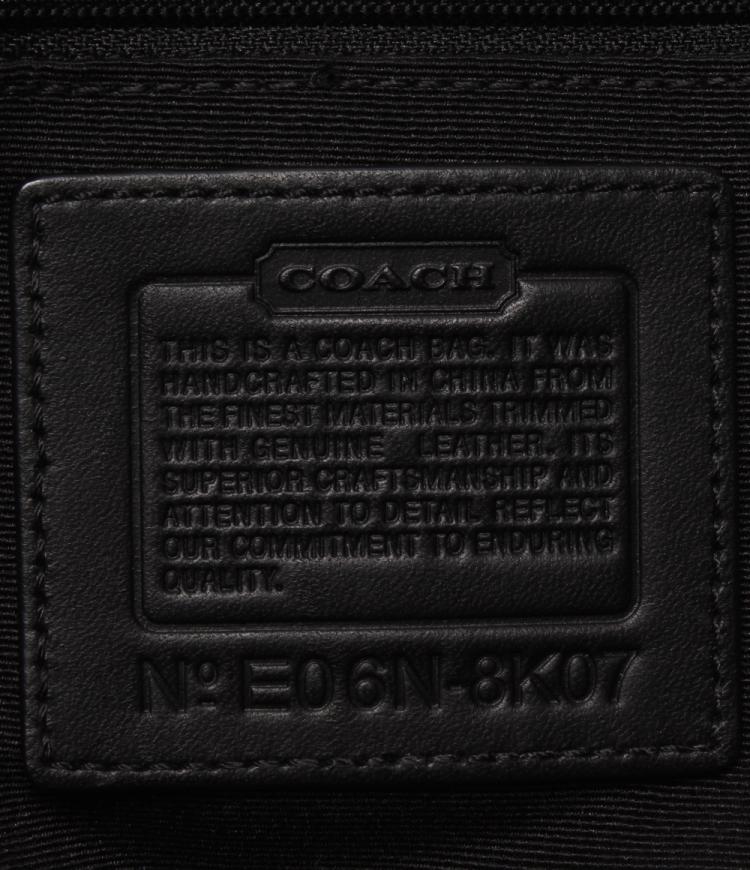 Pre Owned Coach Gray Signature Canvas HandBag 