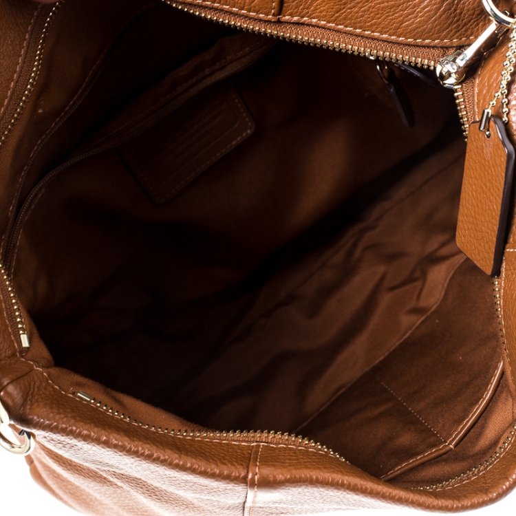 Pre Owned Coach Brown Leather Madison Isabelle Hobo