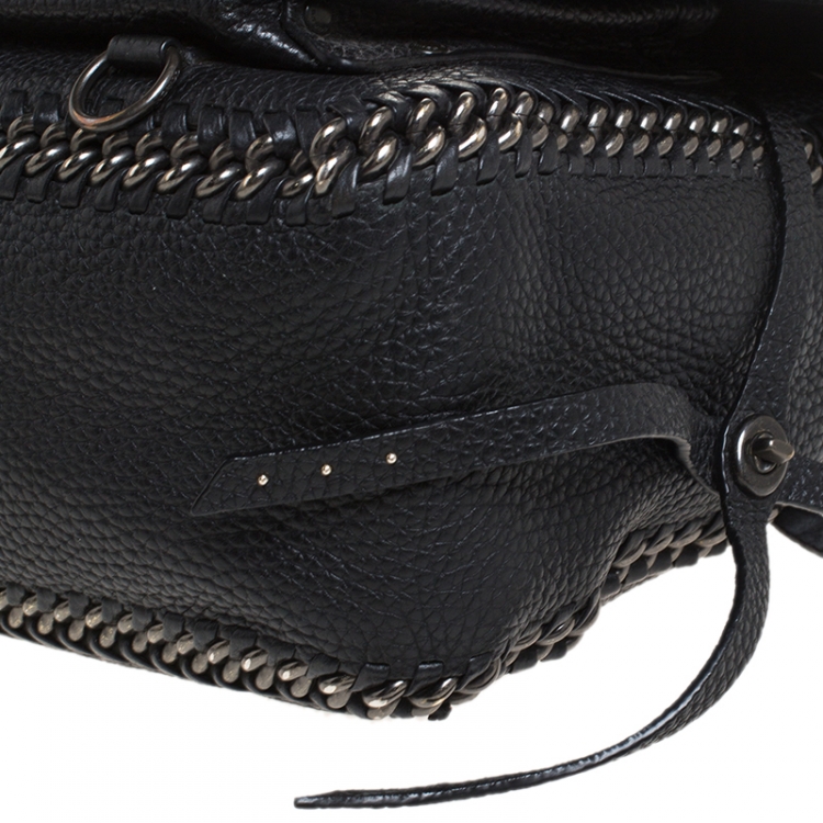 Pre Owned Coach Black Leather Dakotah 21  Shoulder Bag