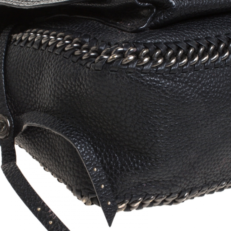 Pre Owned Coach Black Leather Dakotah 21  Shoulder Bag