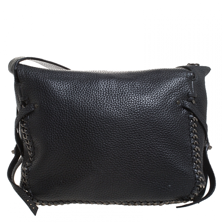Pre Owned Coach Black Leather Dakotah 21  Shoulder Bag