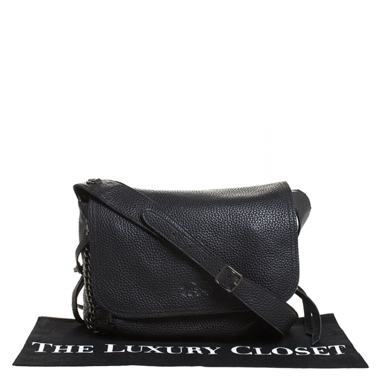 Pre Owned Coach Black Leather Dakotah 21  Shoulder Bag