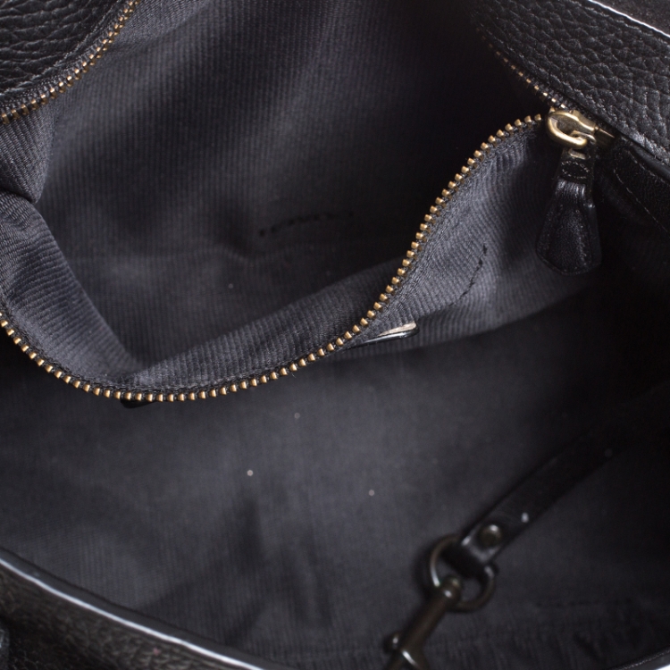 Pre Owned Coach Black Leather Dakotah 21  Shoulder Bag