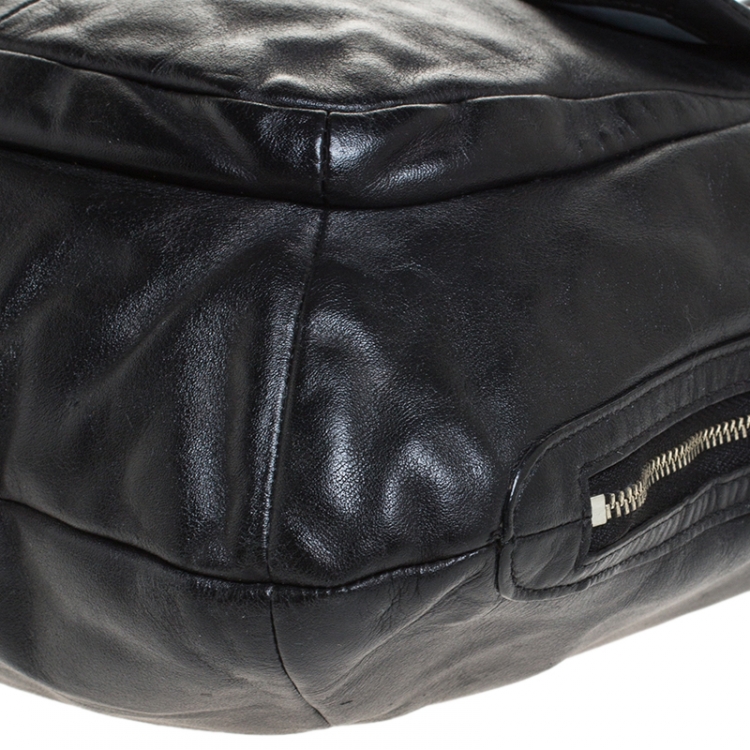 Pre Owned Coach Black Leather Kristin Shoulder Bag