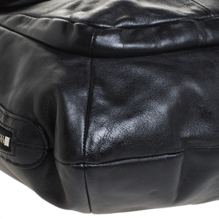 Pre Owned Coach Black Leather Kristin Shoulder Bag