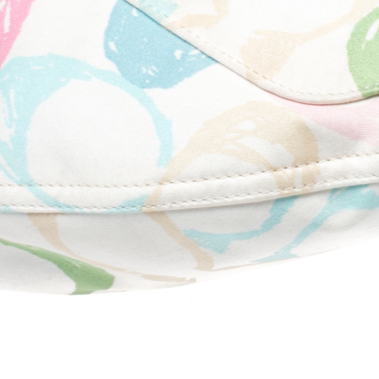 Pre Owned Coach Multicolor Signature Fabric Scribble Hobo