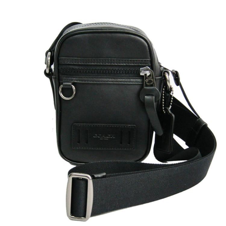 coach black leather crossbody