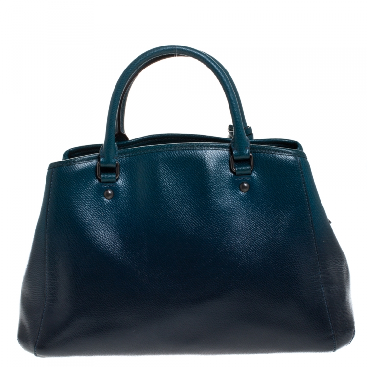 Pre Owned Coach Ombre Leather Margot Carryall Satchel