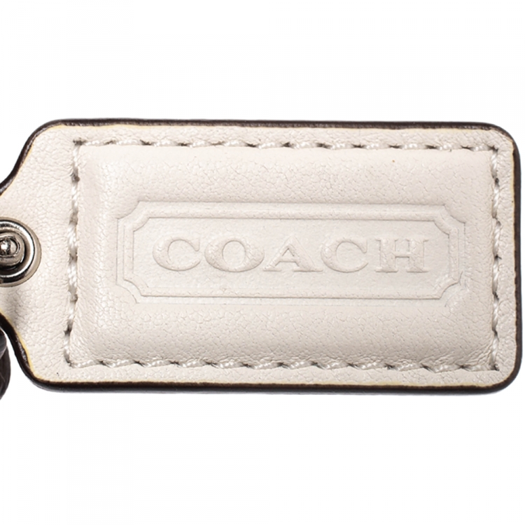 Pre Owned Coach Black Leather Park Crossbody Bag