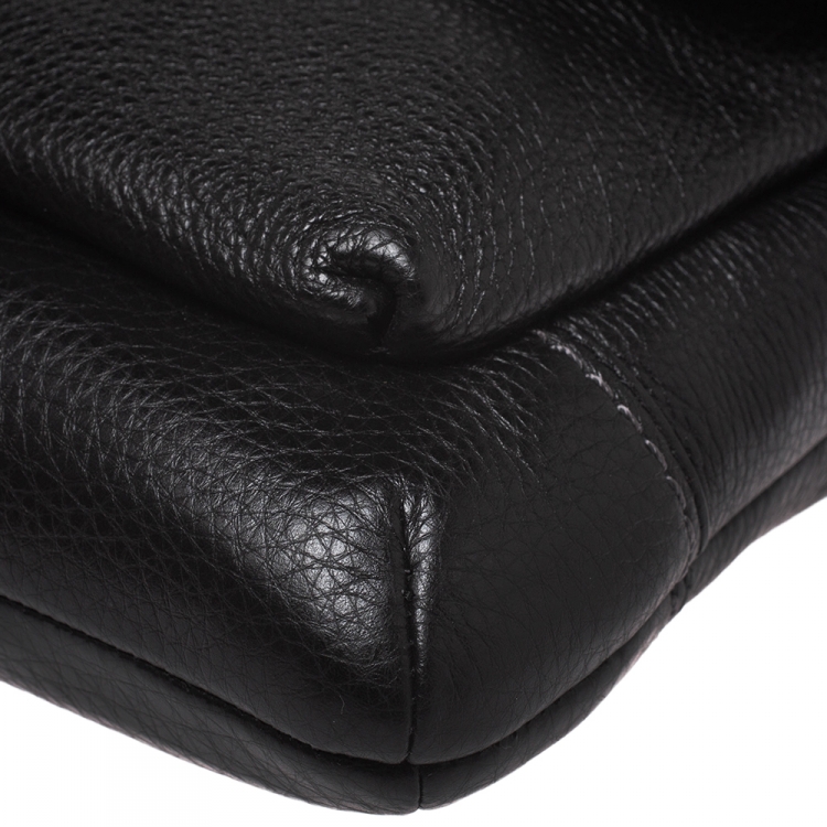 Pre Owned Coach Black Leather Park Crossbody Bag