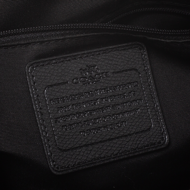 Pre Owned Coach Brown/Black Coated Canvas and Leather Sierra Satchel