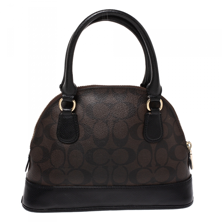 coach sierra satchel black