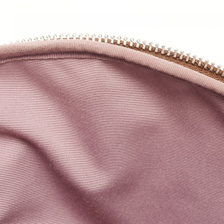 Pre Owned Coach Purple/Beige Signature Coated Canvas and Leather Lily Print Belt Bag