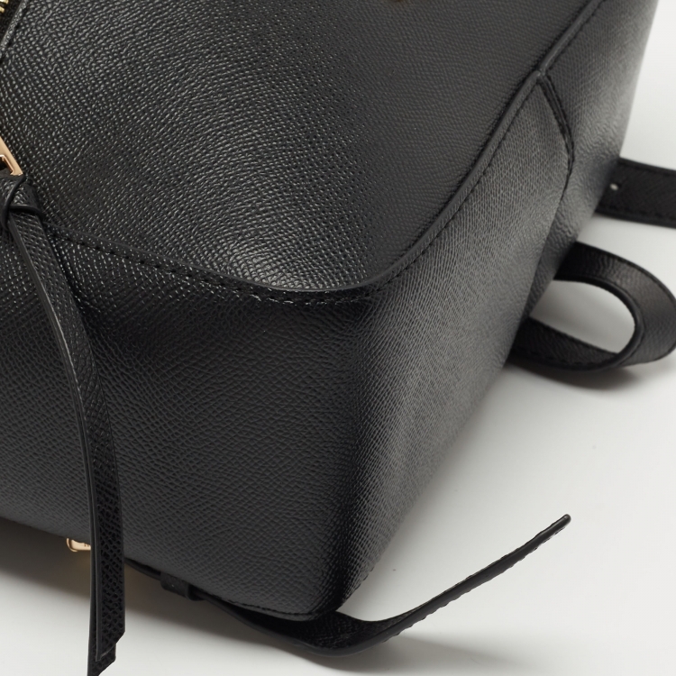 مملوكة مسبقًا Coach Black/Brown Signature Coated Canvas and Leather Jordyn Backpack