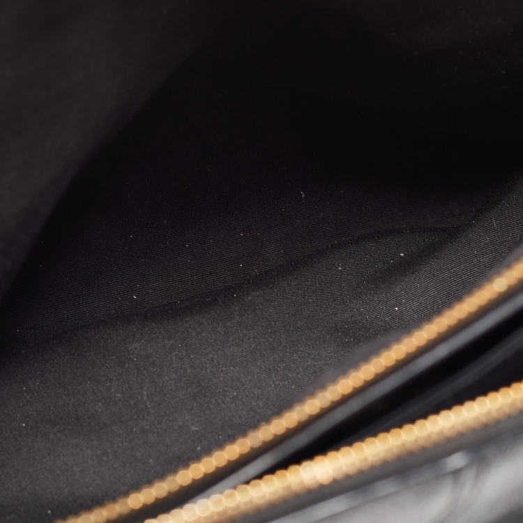 Pre Owned Coach Black Leather Christie Carryall Tote 