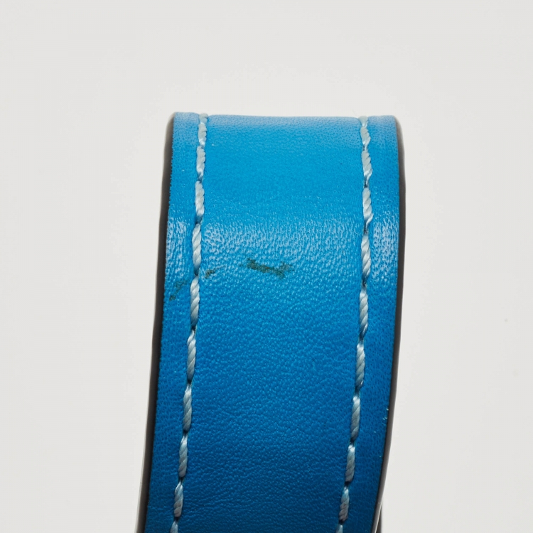 Coach Blue Leather Saddle Crossbody Bag Coach The Luxury Closet