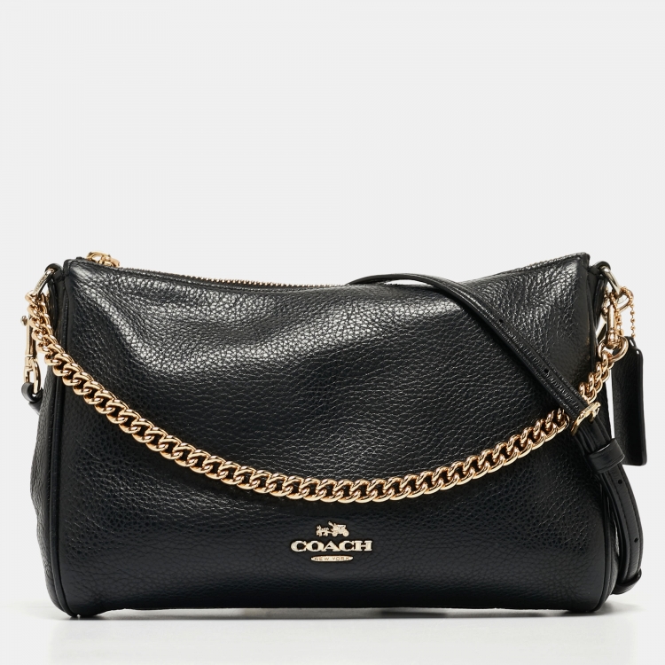 Coach carrie store crossbody black