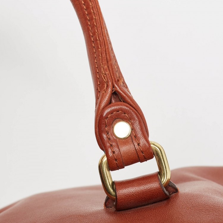 Pre Owned Coach Brown Leather Legacy Haley Satchel