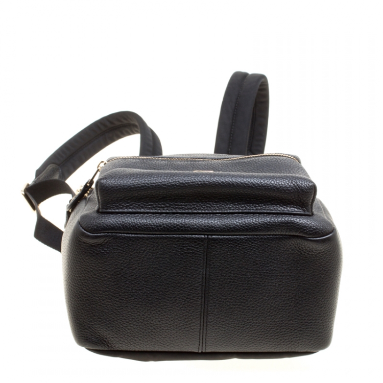Pre Owned Coach Black Leather Mini Charlie Backpack