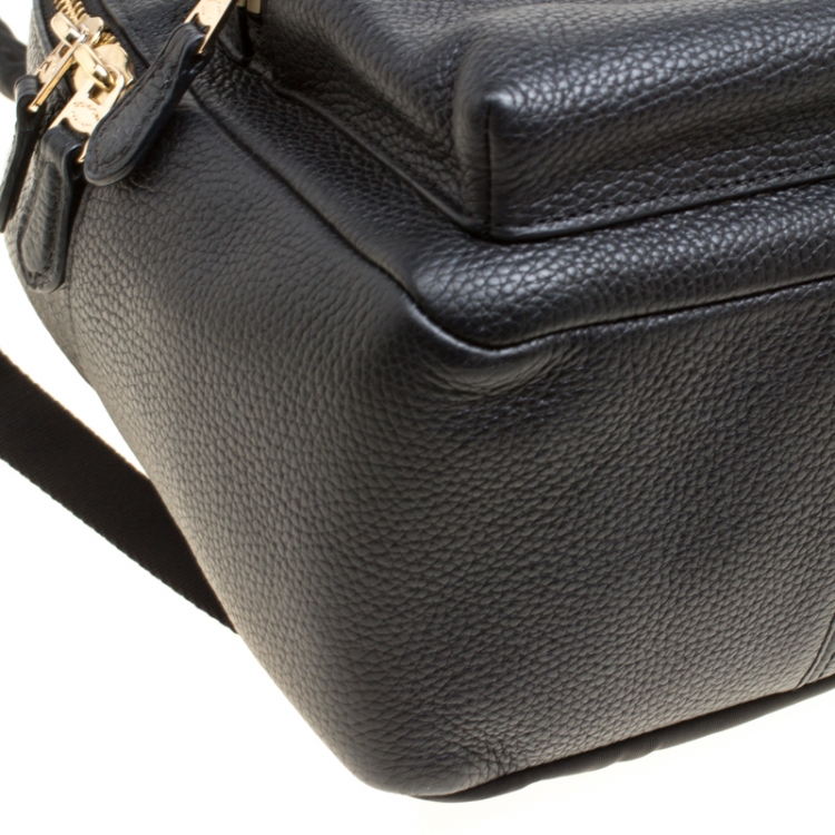 Pre Owned Coach Black Leather Mini Charlie Backpack