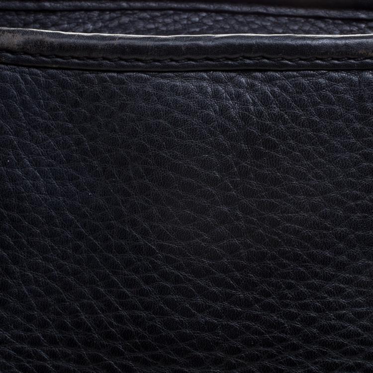 Pre Owned Cole Haan Black Leather Tote