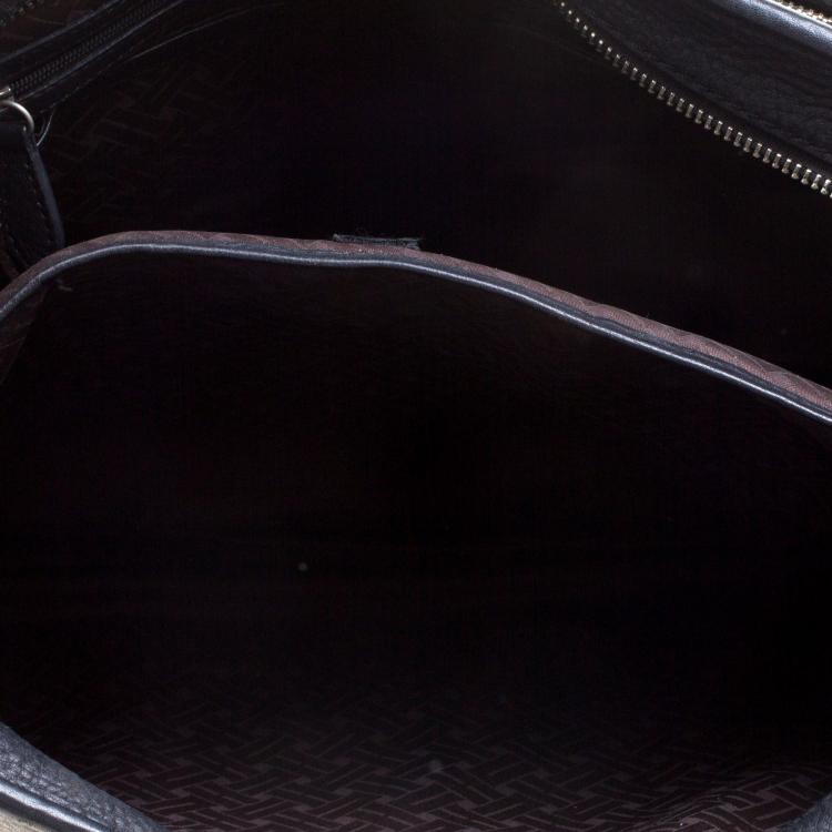 Pre Owned Cole Haan Black Leather Tote