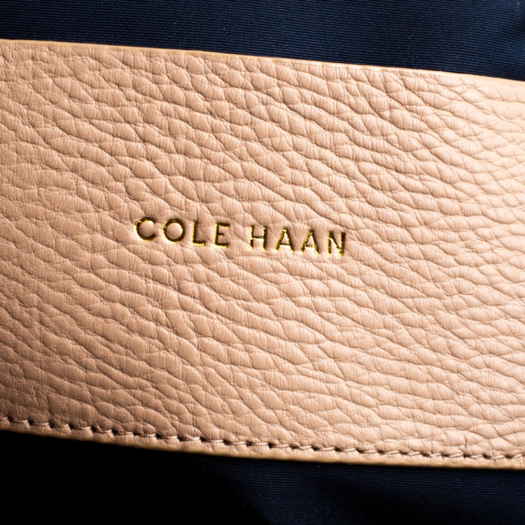 Pre Owned Cole Haan Beige Leather Benson Tote
