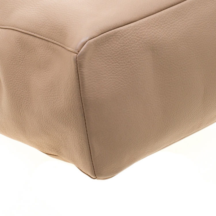 Pre Owned Cole Haan Beige Leather Benson Tote