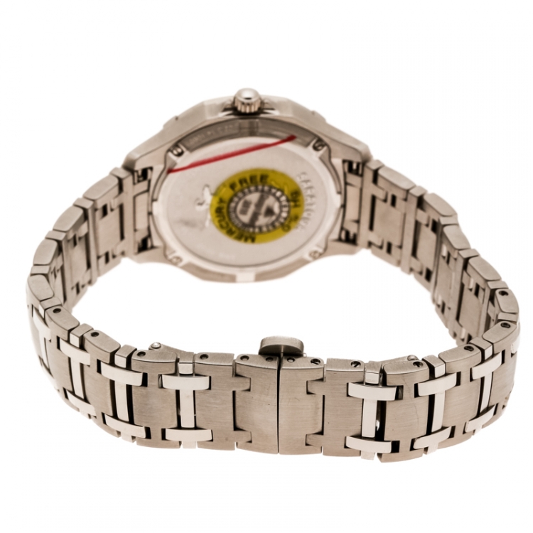 Pre Owned Concord Mother of Pearl Stainless Steel Saratoga 02.3.14.1060 Women's Wristwatch 31 mm