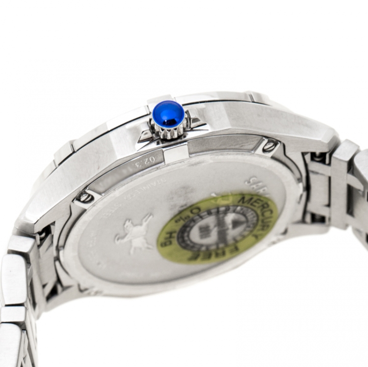 Pre Owned Concord Pink Mother of Pearl Diamond Petal Inlay Stainless Steel Saratoga 0320304 Women's Wristwatch 31 mm