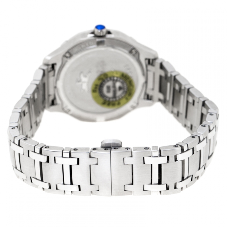 Pre Owned Concord Pink Mother of Pearl Diamond Petal Inlay Stainless Steel Saratoga 0320304 Women's Wristwatch 31 mm