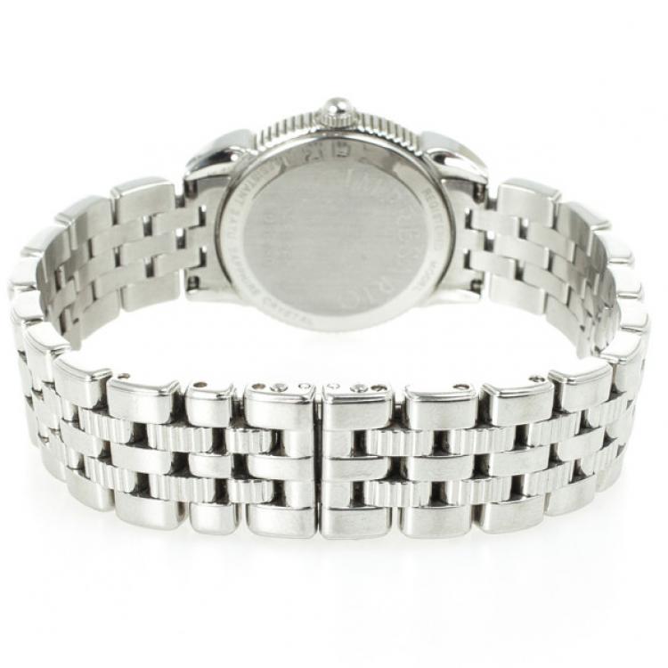 Pre Owned Concord Impresario Stainless Steel Womens Wristwatch 25 MM