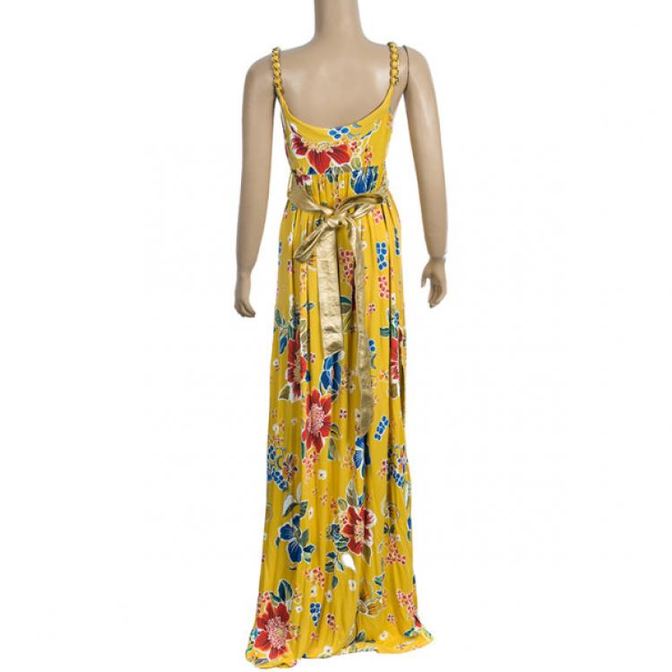 Pre Owned D and G Floral Maxi Dress L