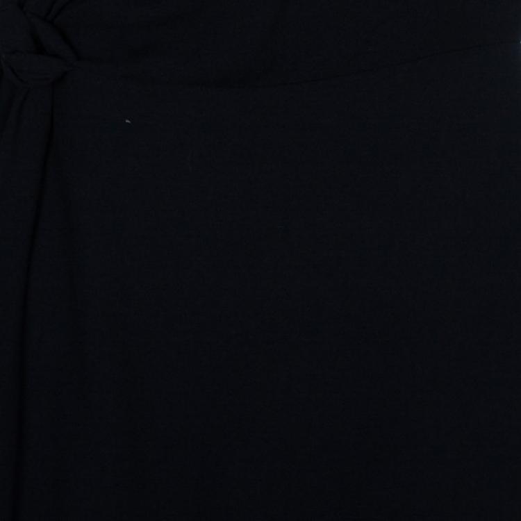 Pre Owned D and G Black Halter Embellished Dress M