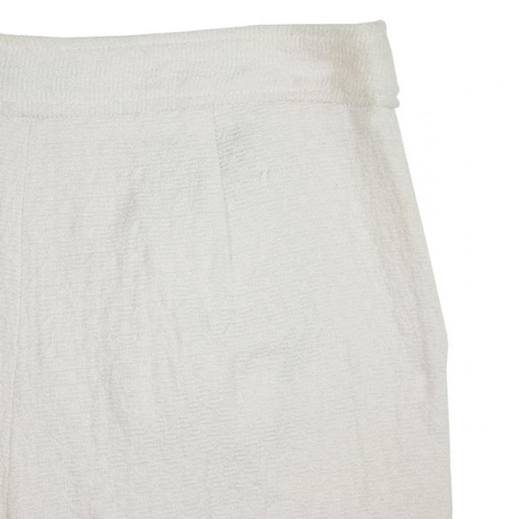 Pre Owned D and G White Casual Pants S