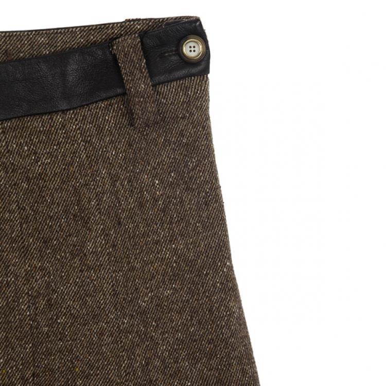 Pre Owned D&G Pleated Box Skirt S