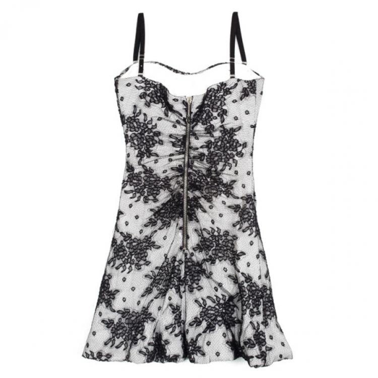 Pre Owned D&amp;G Lace Dress XS 