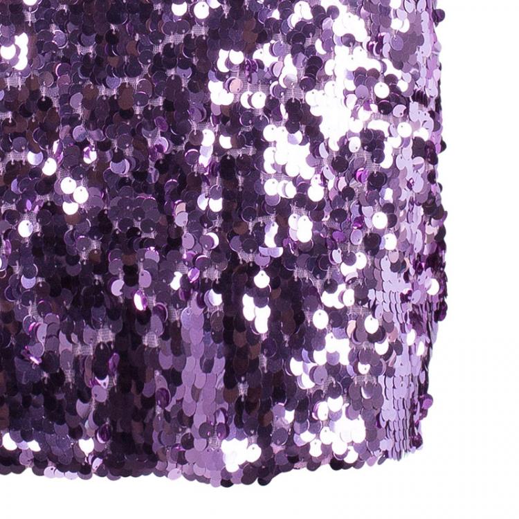 Pre Owned D&G Sequin Shift Dress S