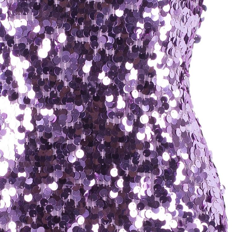 Pre Owned D&G Sequin Shift Dress S