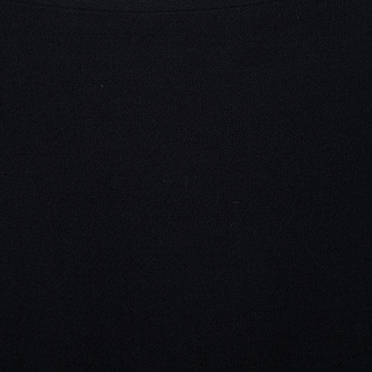 Pre Owned D&G Black Wool Pencil Skirt M