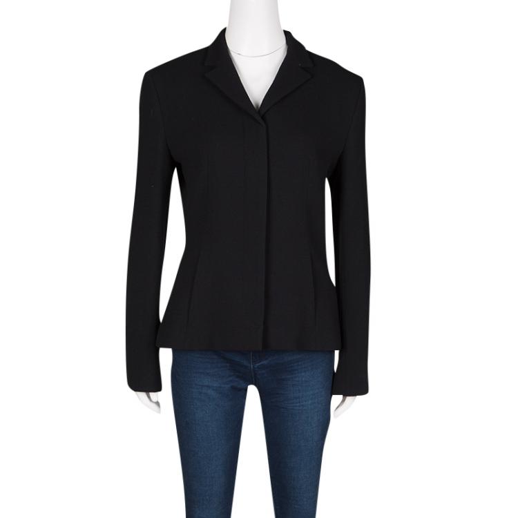 Pre Owned D&G Black Wool Blazer M