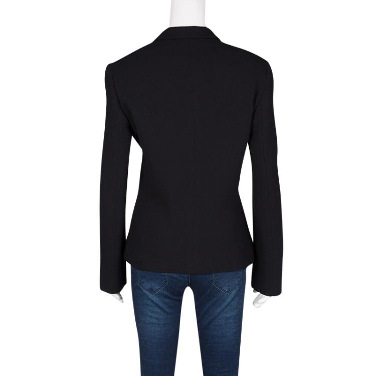 Pre Owned D&G Black Wool Blazer M
